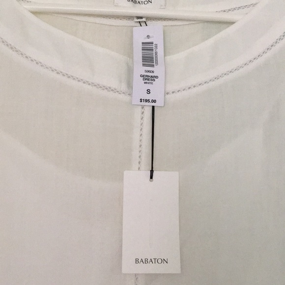 Babaton grehard dress in white - Picture 2 of 2